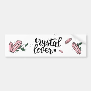 Adesivo Para Carro Bumper-Sticker Pink Crystal Point