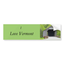 Bumper Sticker, Ponte Coberta Vermont