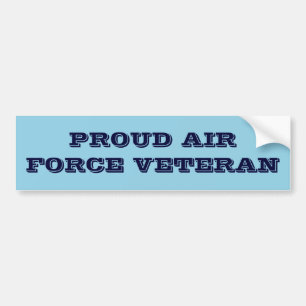 Adesivo Para Carro Bumper Sticker Proud Air Force Veteran