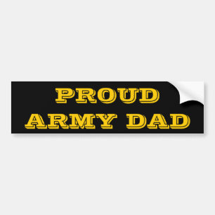 Adesivo Para Carro Bumper Sticker Proud Army Pai