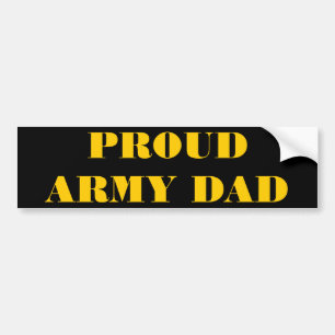 Adesivo Para Carro Bumper Sticker Proud Army Pai