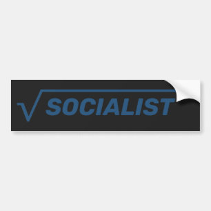 Adesivo Para Carro Bumper Sticker "Radical Socialista"