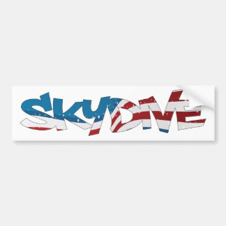 ADESIVO PARA CARRO BUMPER STICKER SKYDIVE EUA