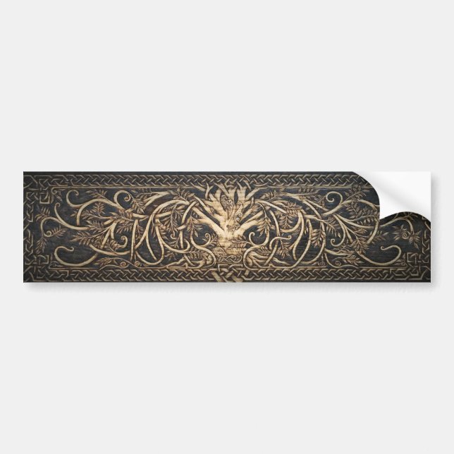 Adesivo Para Carro Bumper Sticker - Yggdrasil (Frente)