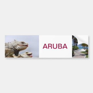 Adesivo Para Carro bumpersticker Aruba
