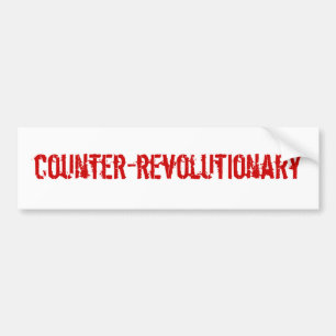 Adesivo Para Carro Bumpersticker Contador-Revolucionário