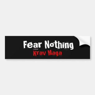 Adesivo Para Carro Bumpersticker das artes marciais de Krav Maga
