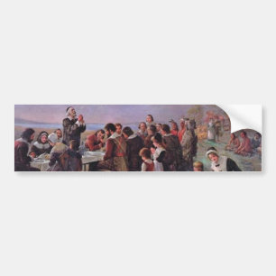 Adesivo Para Carro Bumpersticker de Ação de Graças