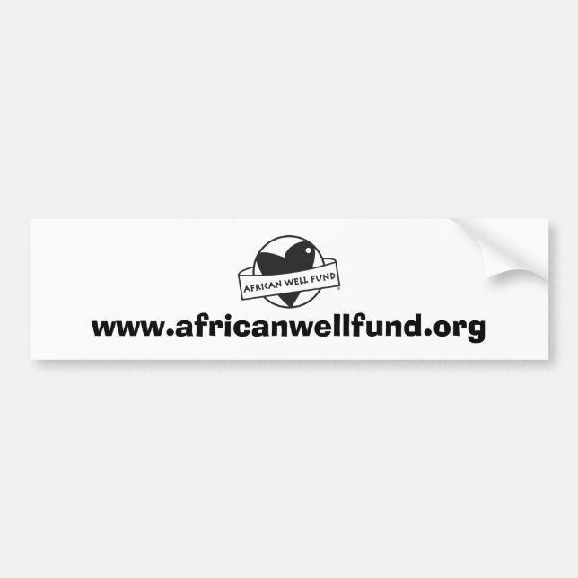 Adesivo Para Carro Bumpersticker de AWF (Frente)