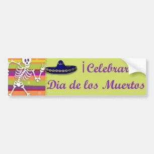 Adesivo Para Carro Bumpersticker de Diâmetro de los Muertos