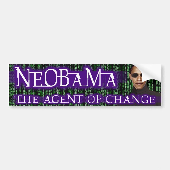 Adesivo Para Carro Bumpersticker de Neobama (Frente)