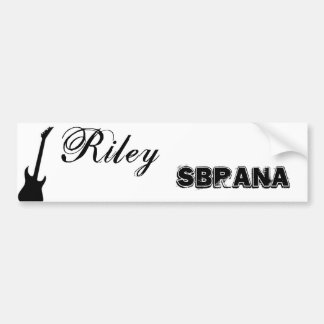 Adesivo Para Carro Bumpersticker de Riley Sbrana