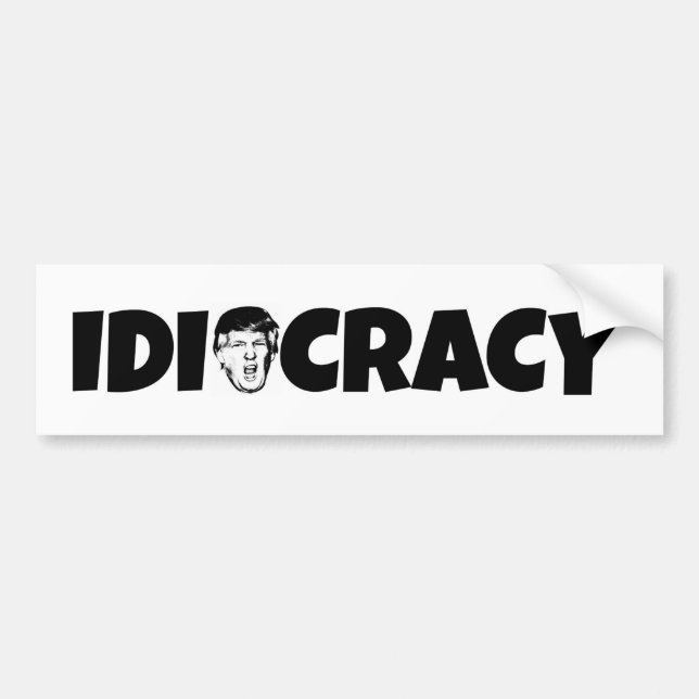 Adesivo Para Carro Bumpersticker do Anti-Trunfo (Frente)