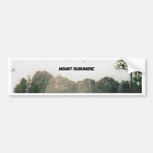 Adesivo Para Carro Bumpersticker do Monte Rushmore (Frente)