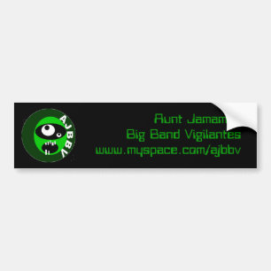 Adesivo Para Carro bumpersticker dos vigilantes do big band dos