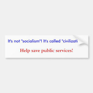 Adesivo Para Carro Bumpersticker progressivo