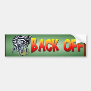 Adesivo Para Carro Bumpersticker terminado gordo da zebra