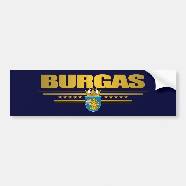 Adesivo Para Carro Burgas COA (Frente)