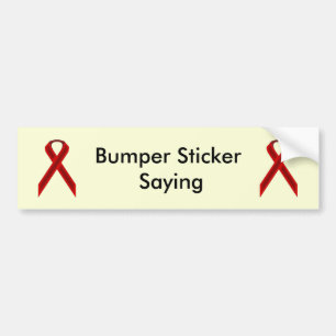 Adesivo Para Carro Burgundy Standard Ribbon por Kenneth Yoncich