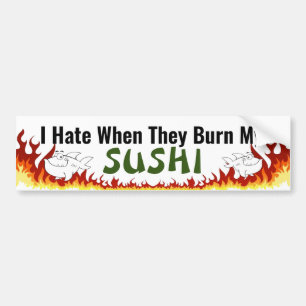 Adesivo Para Carro Burnt Sushi