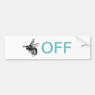 Adesivo Para Carro Buzz Off Car Magnet