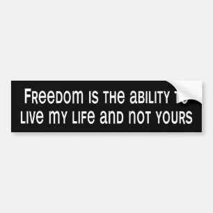 Adesivo Para Carro BW_freedom