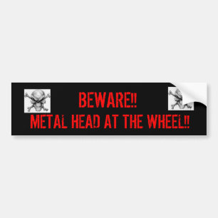Adesivo Para Carro Cabeça do metal na roda