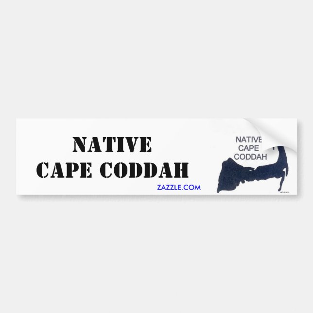 Adesivo Para Carro Cabo nativo Coddah Bumpah Stickah (Frente)