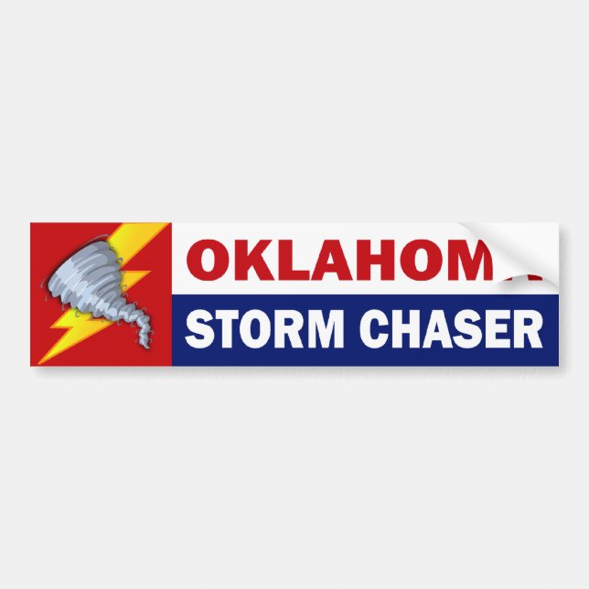 Adesivo Para Carro Caçador da tempestade de Oklahoma (Frente)