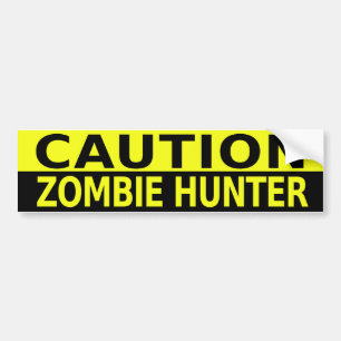 ADESIVO PARA CARRO CAÇADOR DO ZOMBI DO CUIDADO