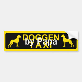 Adesivo Para Carro Cachorro táxi especial