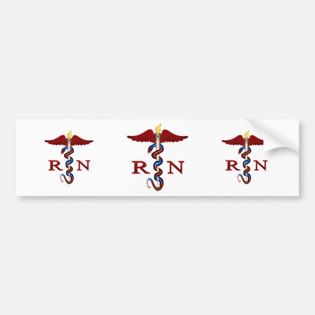 Adesivo Para Carro Caduceus do RN (Frente)