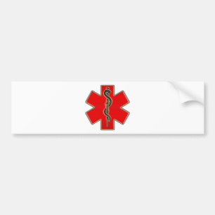 Adesivo Para Carro Caduceus médico
