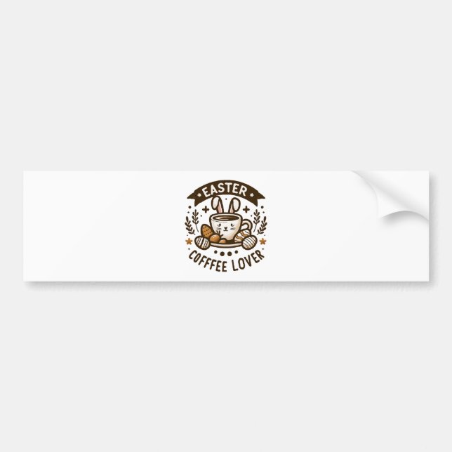 Adesivo Para Carro Café da Manhã de Páscoa (Frente)