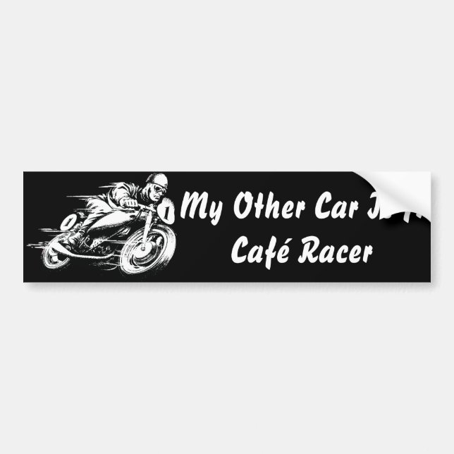 Adesivo Para Carro Café Racer (Frente)