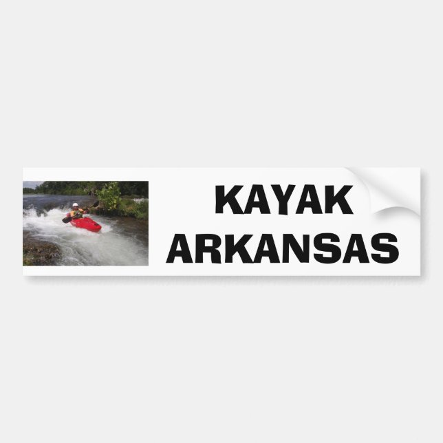 Adesivo Para Carro Caiaque Arkansas (Frente)