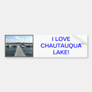 Adesivo Para Carro Cais de Barcos - Lago Chautauqua