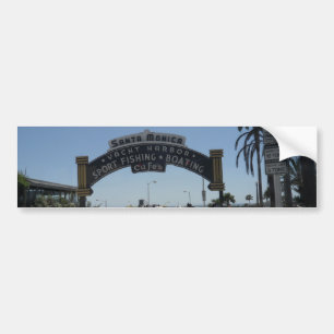 Adesivo Para Carro Cais de Santa Monica