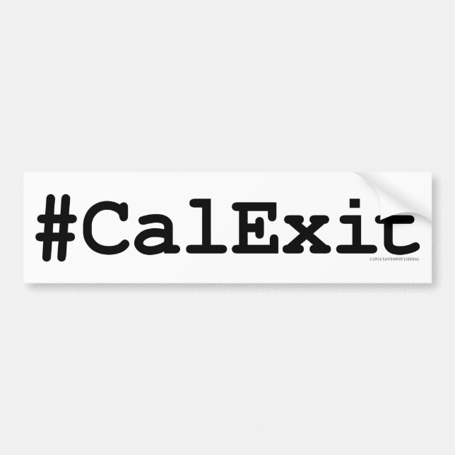 Adesivo Para Carro CalExit (Frente)