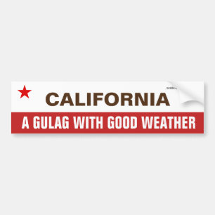 Adesivo Para Carro California A Gulag With Good Weather
