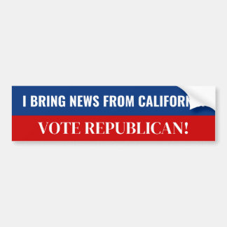 Adesivo Para Carro California Vote Republicano Bumper Sticker