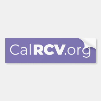 Adesivo Para Carro CalRCV.org Bumper Sticker