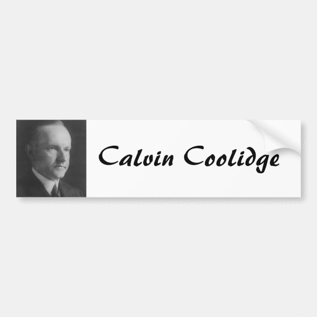 Adesivo Para Carro Calvin Coolidge 30 (Frente)
