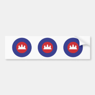 Adesivo Para Carro Cambodian Roundel