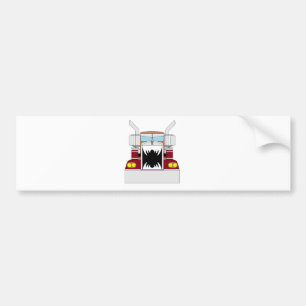 Adesivo Para Carro caminhão dos dentes