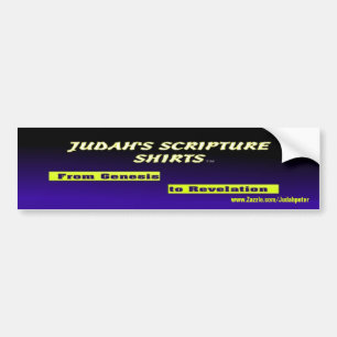 Adesivo Para Carro Camisas da escritura de Judah