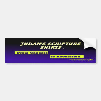Adesivo Para Carro Camisas da escritura de Judah