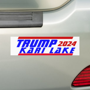 Adesivo Para Carro Campanha 2024 Presidente TRUMP e KARI LAKE votação