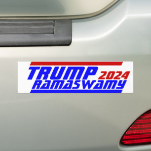 Adesivo Para Carro Campanha 2024 Presidente TRUMP VIVEK RAMASWAMY vot