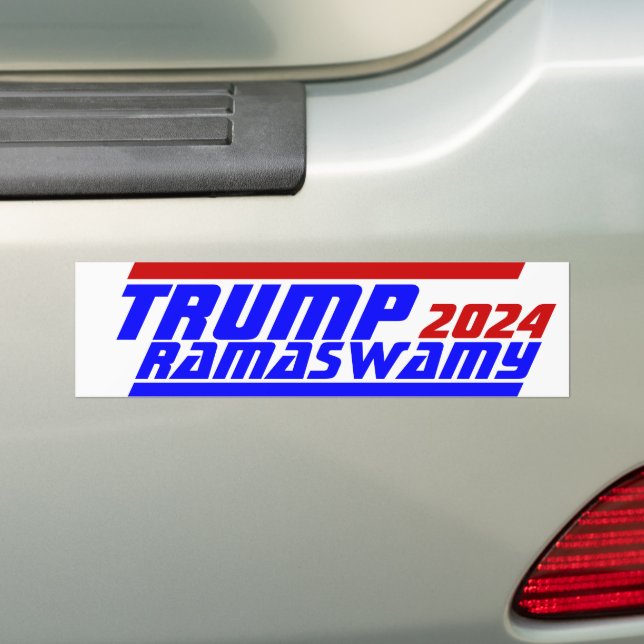 Adesivo Para Carro Campanha 2024 Presidente TRUMP VIVEK RAMASWAMY vot (No carro)